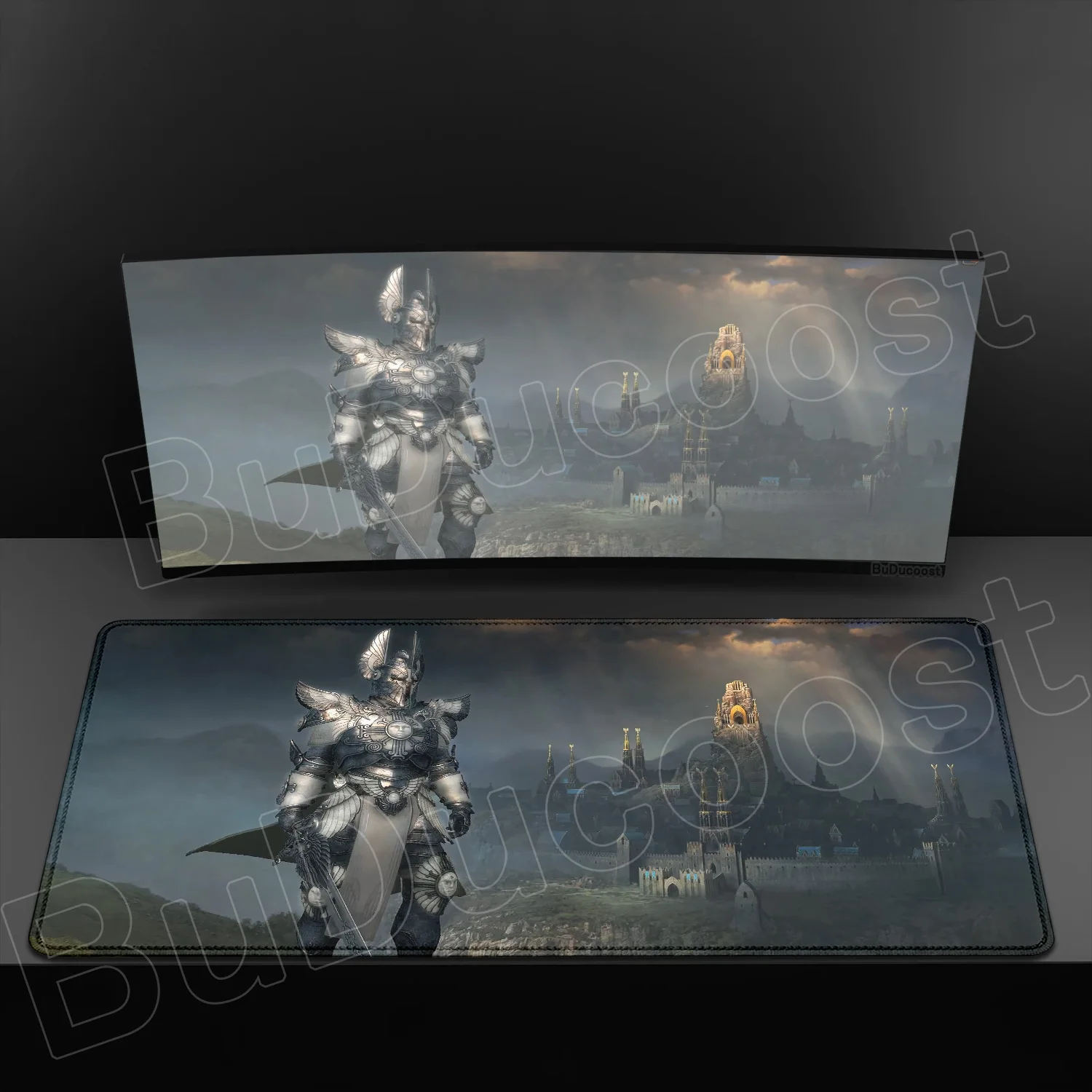 Heroes of Might and Magic Medieval Game Desk Mat - HD Print XXL Non-Slip Mouse Pad