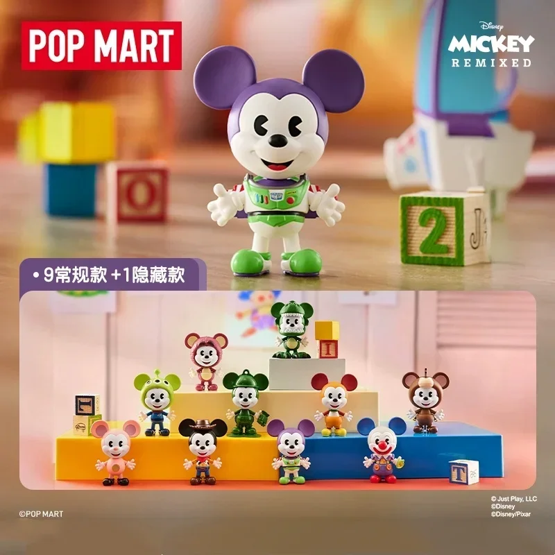 POP MART Disney Mickey REMIXED Mickey Meets PIXAR Series Blind Box