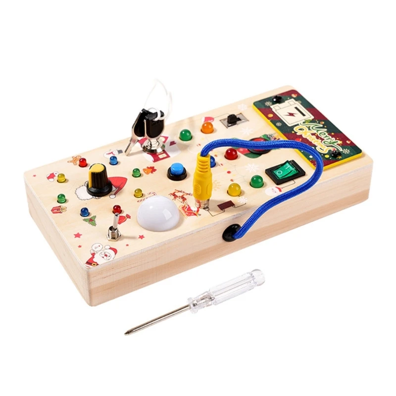 

Q0KB Creative LED Toy with Plug Power, for Children's Hands on