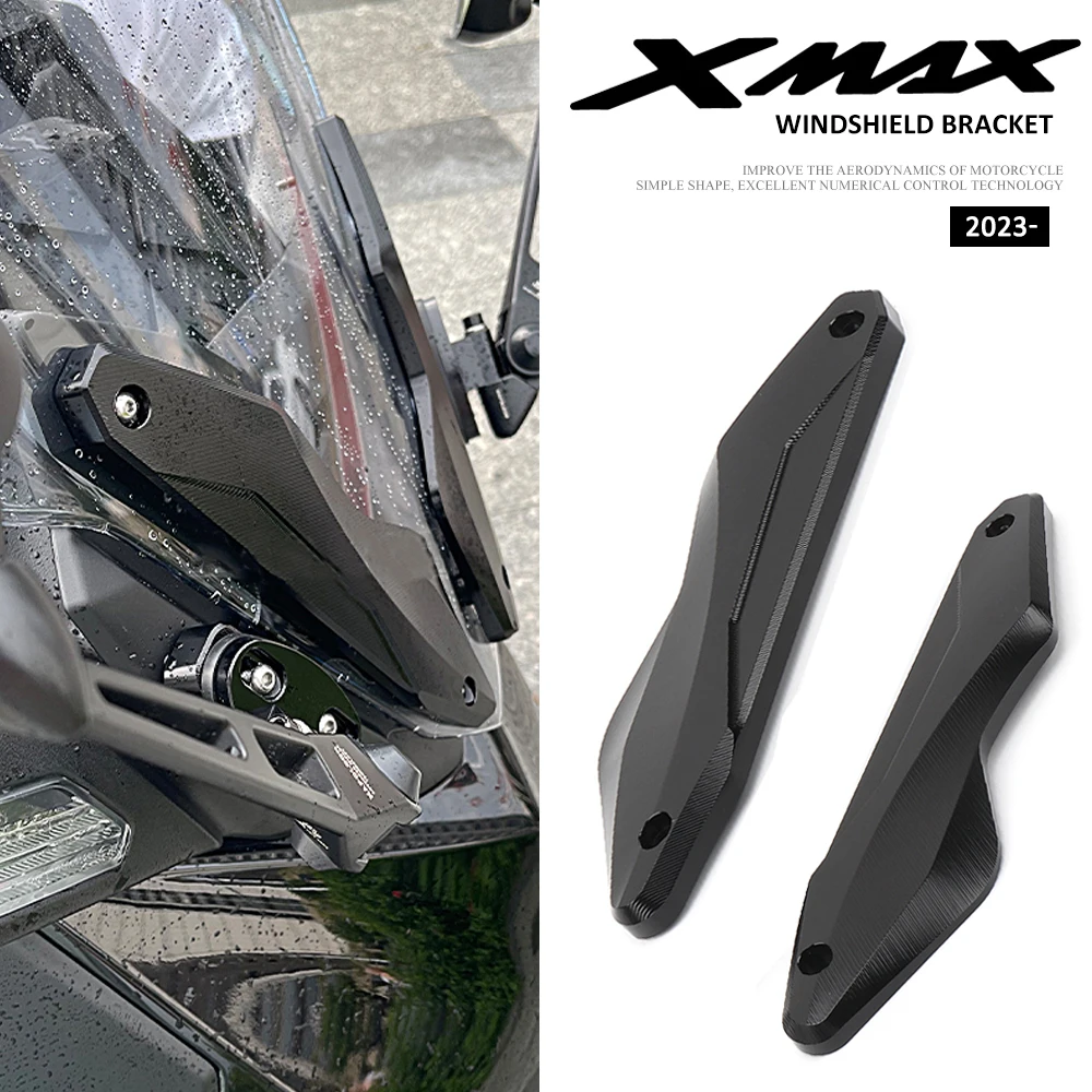 

Motorcycle Accessories New Windscreen Aluminum Windshield Bracket For Yamaha X-MAX300 X-MAX 300 XMAX300 XMAX 300 2023 2024