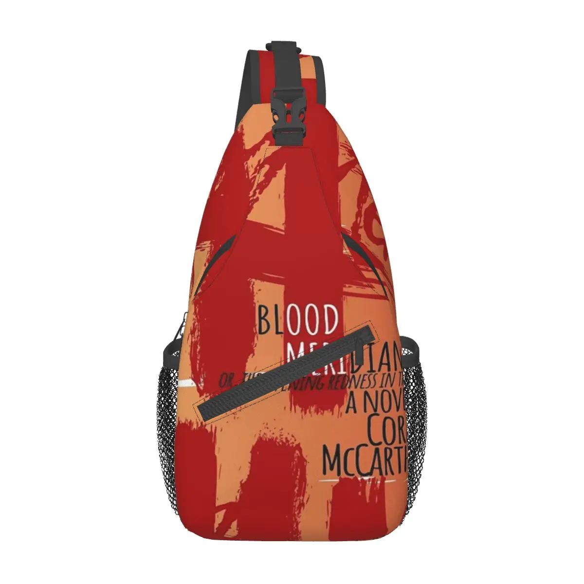 

Blood Meridian - Book Cover Chest Bag Personalized With Zipper Mesh Bag For Office Cross chest bag Customizable