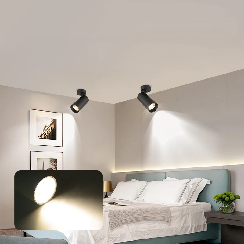 LED 벽 램프 스포트 라이트 40W 스팟 조명기구 천장 스포트 라이트 트랙, LED 조명 조명, 룸 의류 매장 주방 모던