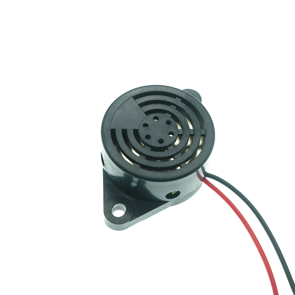 2 PCS 피에조 버저, Icstation 버저 알람 12V 전자 비프 버저 100dB 피에조 알람 사이렌 오토바이용 연속 사운드