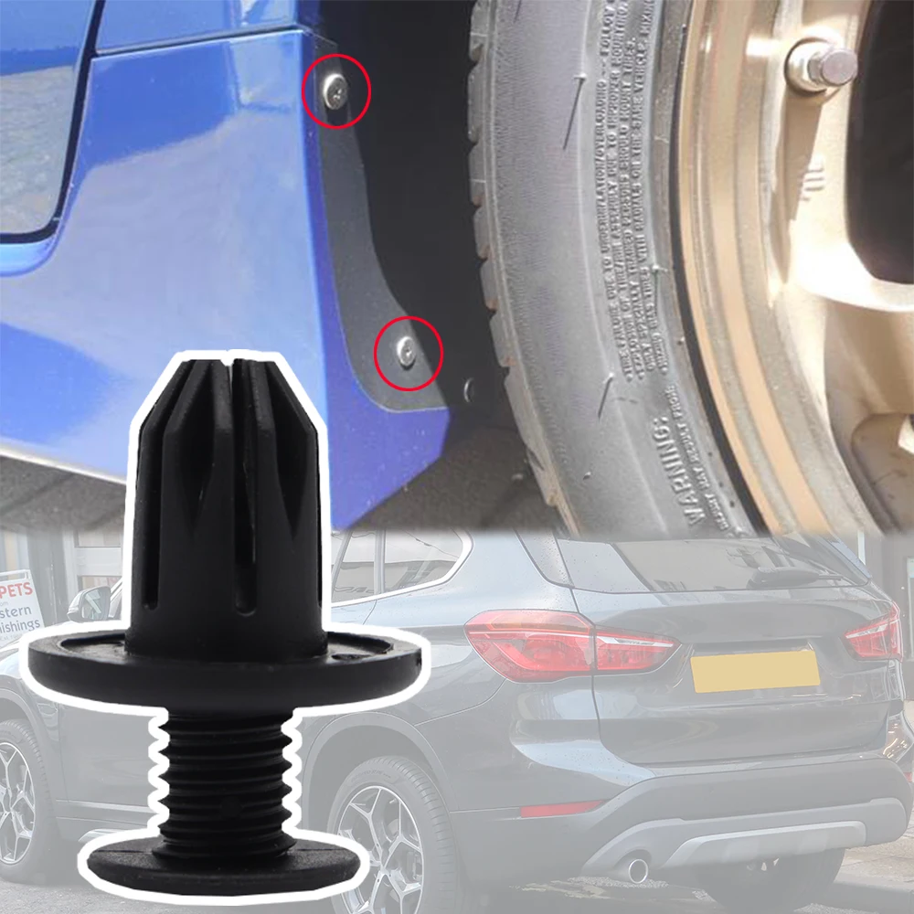 

For BMW X2 F39 X1 F48 2016 2017 2018 2019 2020 2021 Car Mud Flap Guard Bumper Side Skirt Wheel Arch Body Lining Trim Clips Rivet