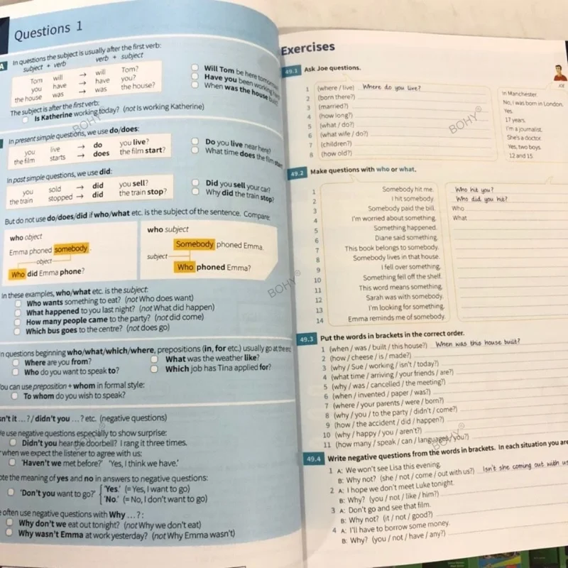 Cambridge Elementary English Grammar Advanced Essential English In Use English Test Preparation Professional Book Free Audio