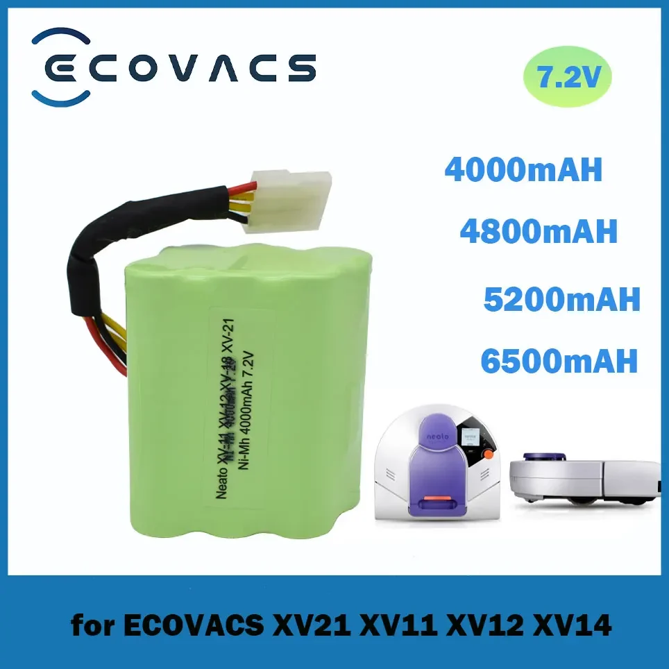 

ECOVACS 7.2V 4500Mah Batterij Voor ECOVACS XV21 XV11 XV12 XV14 XV15 Robot Stofzuigers Onderdelen