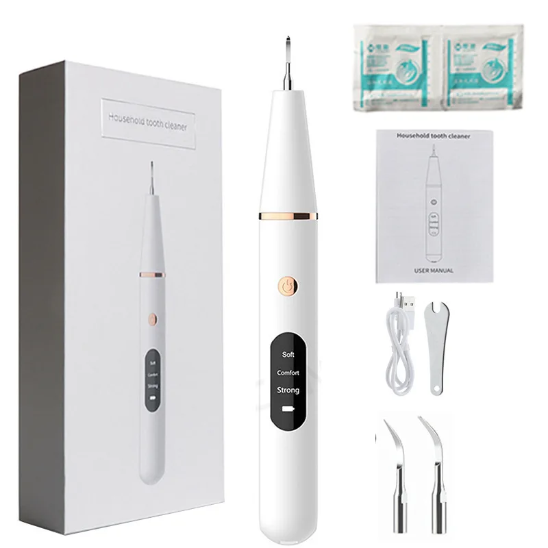 Dental Calculus Scaler Ultrasonic Dental Tartar Remover Electric Ultra Sonic Dental Calculus Plaque Removal Scaler Tartar Eliminator dental calculus scaler