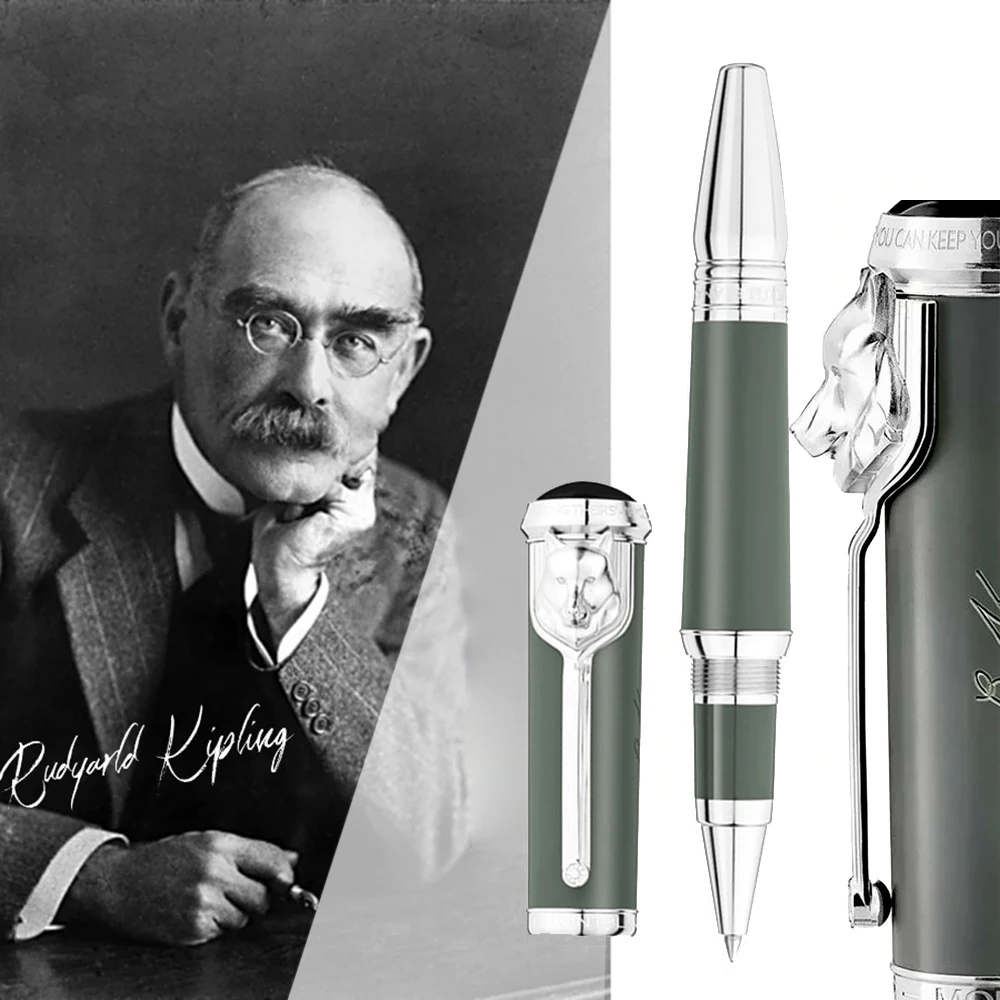 Luxury M Limited Edition Signature Writer Rudyard Kipling Roller Ball Pen For Gift Office School Stationery Writing Smooth