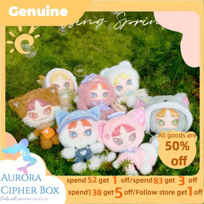 Genuine Inn Crossing Spring Series Vinyl Plush Blind Box Kawaii Bag Pendent Doll Mystery Box Customized Toys Decor Birthday Gift