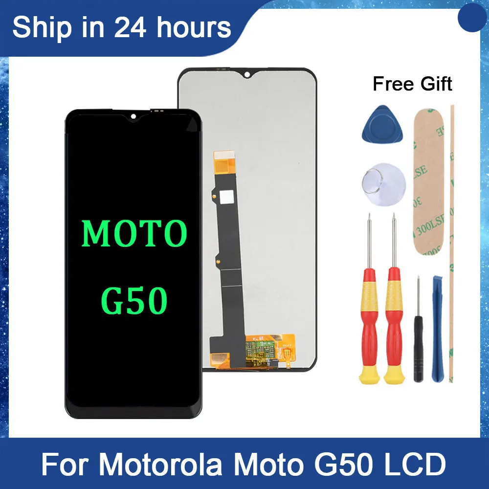 AiNiCole 6.5‘’ For Motorola Moto G50 LCD Display Touch Screen Digitizer Assembly XT2149-1 XT2137-1 LCD Screen Replacement