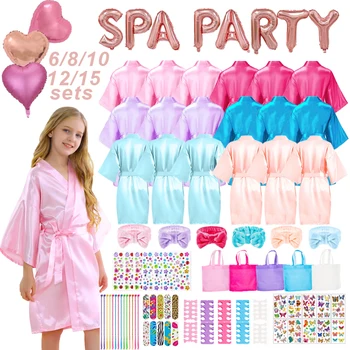 Girls Spa Party Robes Set 1