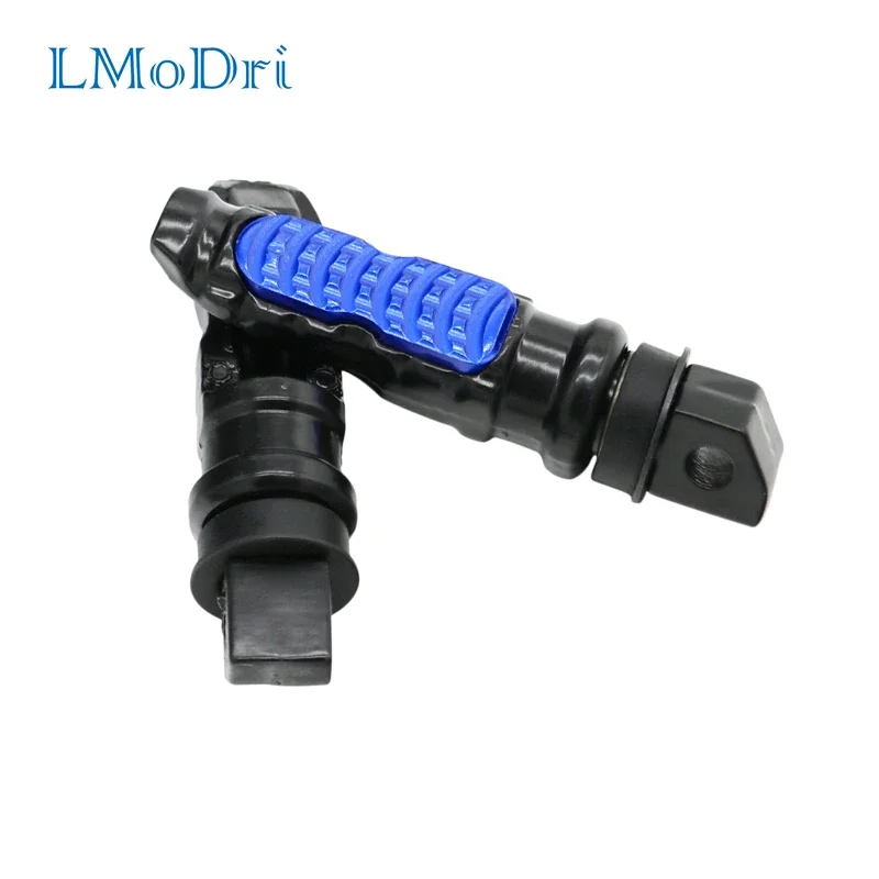 

LMoDri Motorcycle Universal Foot Rest Aluminum Motorbike Modification Part For Yamaha Honda Appearance Rear Foot Peg 2PCS/PAIR
