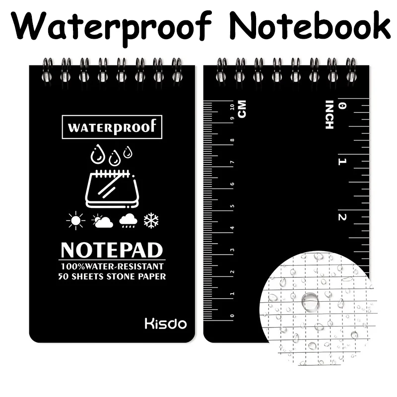 Stone Paper Notebook - Black