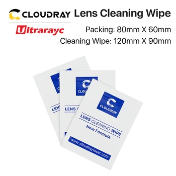Ultrarayc Lens Cleaning Wipes for 10.6um CO2 and 1064nm Fiber Laser Lenses mirror 10 Pcs Pack 1