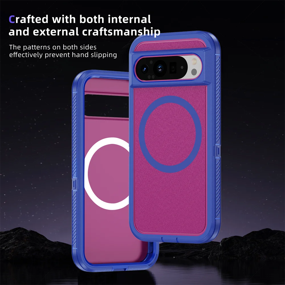 Armor Magsafe Matte Magnetic Frosted Bumper Hybrid Shockproof Case