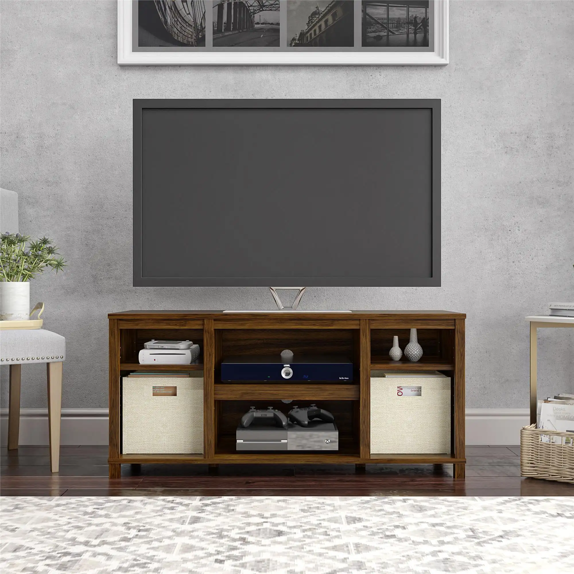 

Parsons TV Stand for TVs up to 50", Canyon Walnut