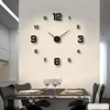 Creative Frameless DIY Wall Clock Wall Decal Home Silent Clock Living Room Office Wall Decoration 1