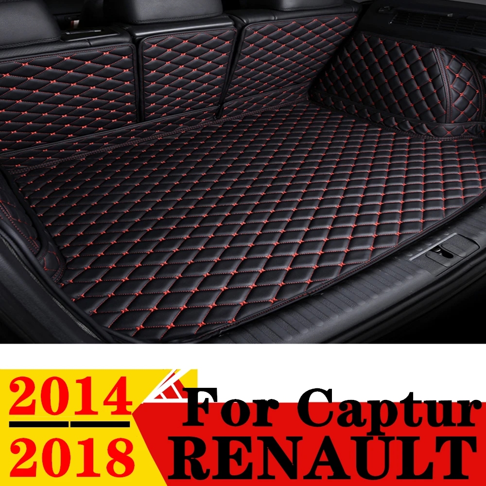 

Car Trunk Mat For Renault Captur 2018 2017 2016 2015 2014 Rear Cargo Cover Carpet Liner Tail Vehicles Parts Boot Luggage Pad