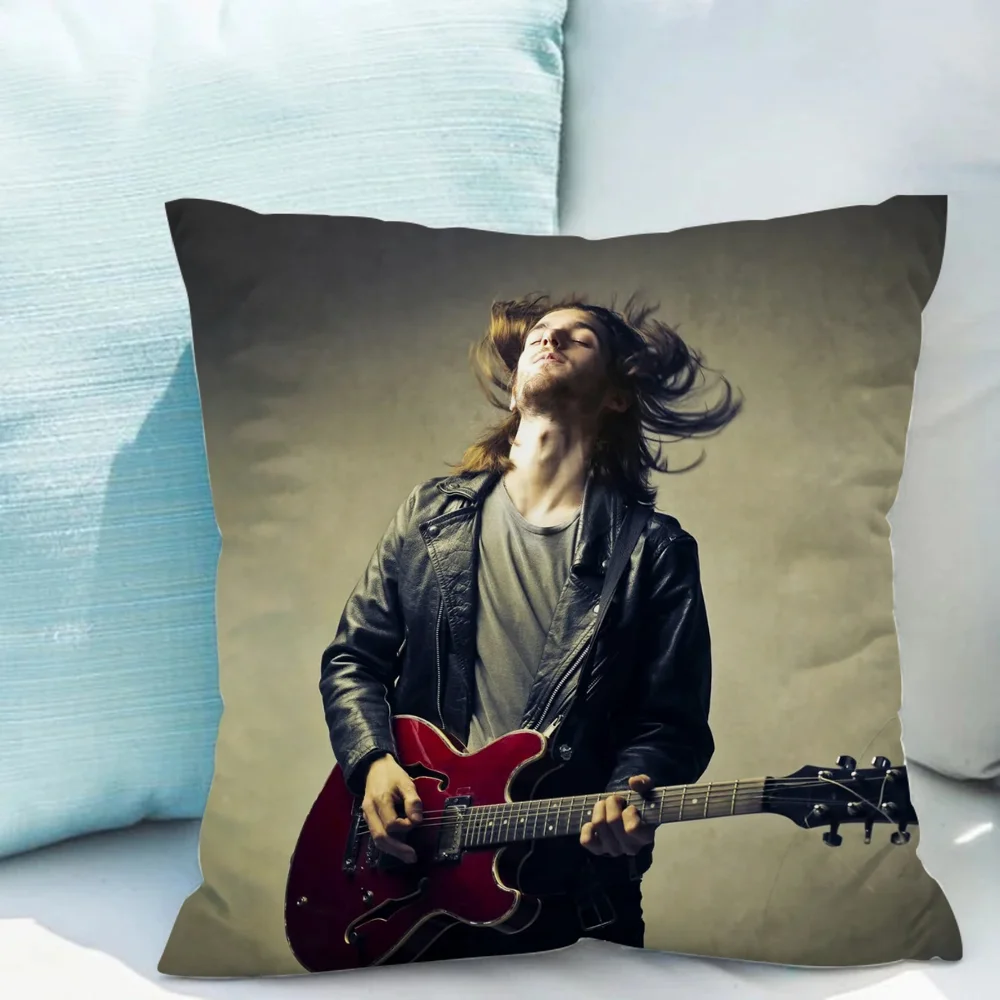 

Rock Duplex Printing Decorative Pillowcase for Pillow Cover 45x45 Short Plush Lounge Chairs Chair Cushion Fall Decoration Covers