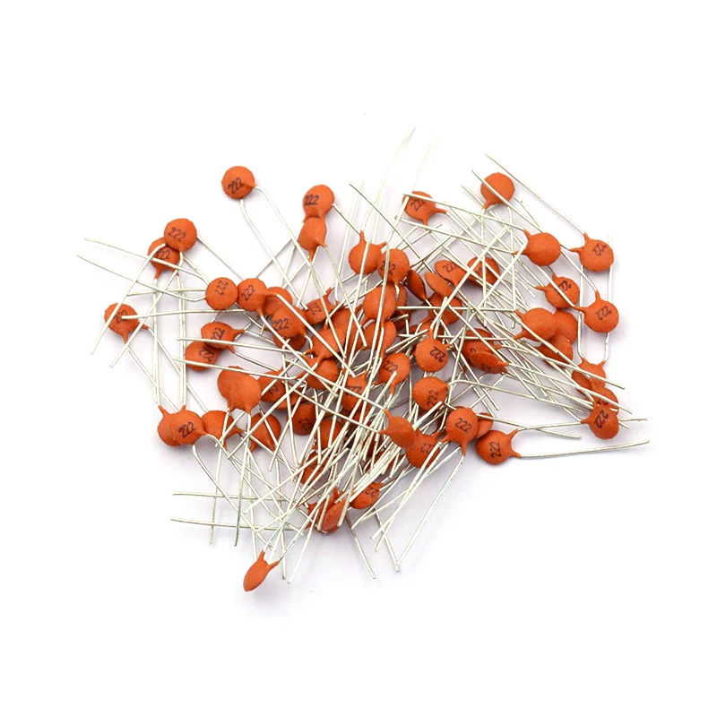 50-Piece Assortment Of Ceramic Disc Capacitors - 18pF To 50pF Values, 50V Rated