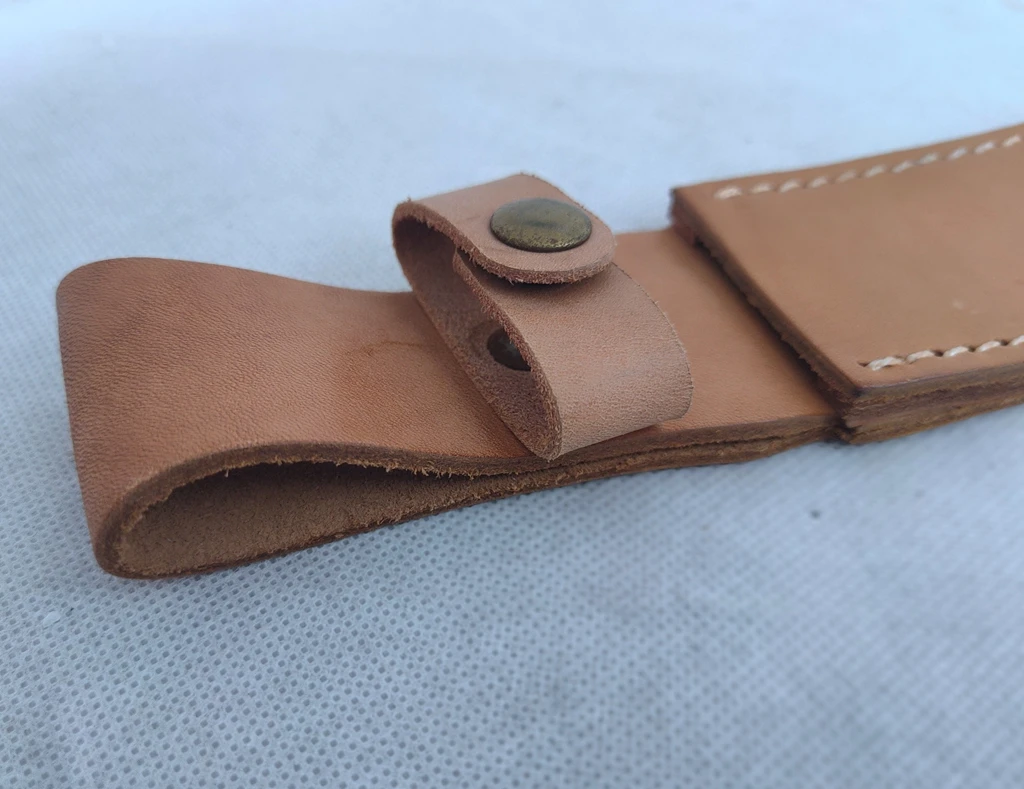 tomwang2012.MILITARY WW2 US NAVY PARRIS SHEATH KNIFE KNIFE BROWN LEATHER SCABBARD COVER