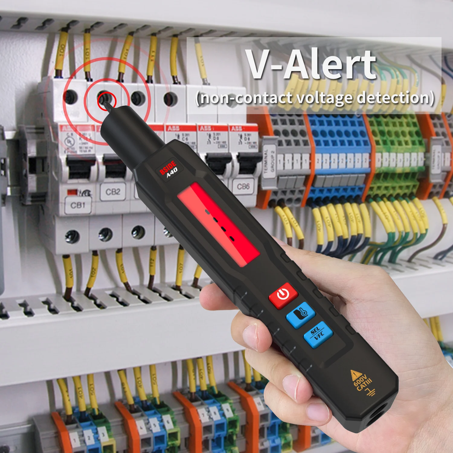 Termometro A Infrarossi Multimetro Digital Smart Auto Range Test Intelligent Multimetro Tester Ac Dc Tensione Ncv Ohm Hz Meter Bside