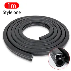 Enhanced Soundproof Rubber Seal Strip for Doors - 5m, Universal Use for Cars, Boats, and Homes (1m)