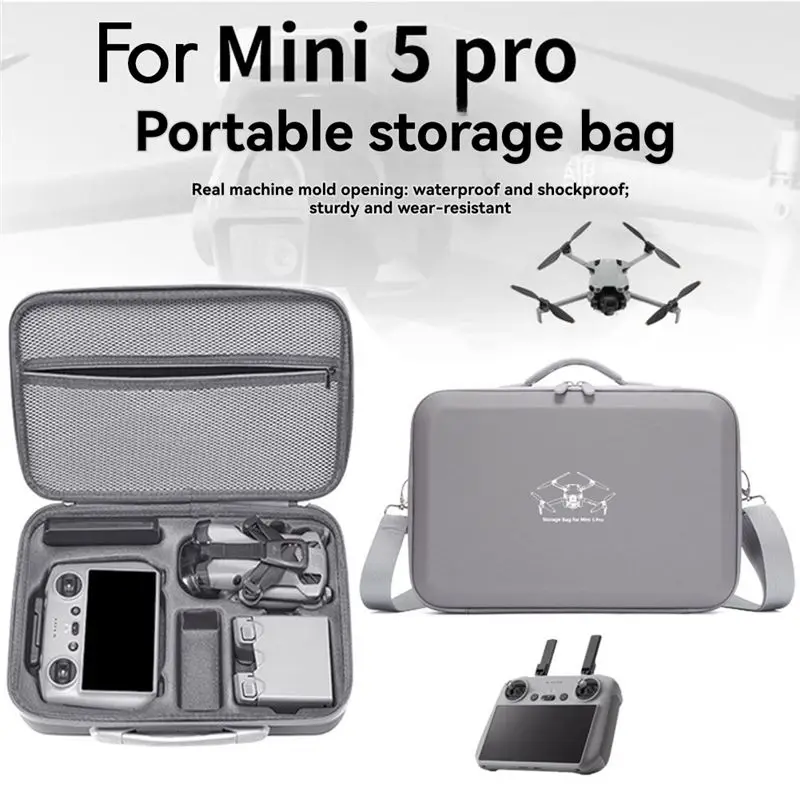 DJI MINI 5 Pro 리모컨 보관 가방용 ABZW 드론 본체 휴대용 운반 케이스 핸드백 스마트 컨트롤러 액세서리