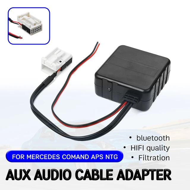 Wireless HIFI Audio Car bluetooth 5.0 Module AUX Microphone Cable Adapter Radio  Stereo For Mercedes For Benz W169 W245 W203 W209 - AliExpress