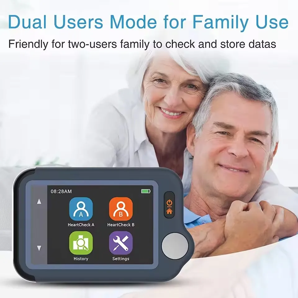 Ex Portable EKG Monitor Professional Analysis Telemedicine EKG Machine Wireless Electrocardiograph Pulsebit