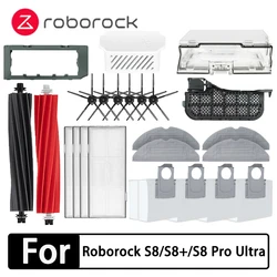 Roborock S8 S8 Pro Ultra S8+ Accessories mop Choth vacuum bags Side Brush Filter Replaceable robot Vacuum Cleaner Spare Parts