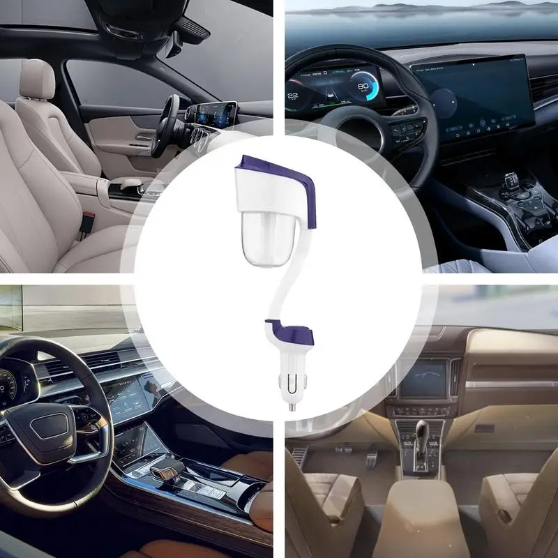Car Humidifier Diffuser Cool Mist Humidifiers Vehicle Fragrance Oil USB Scent Mist Purifier Aromatherapy For Workplace