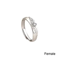 Fashion Delicate Trendy Niche Personalized Couple Angel and Demon Couple Opening Adjustable Rings Jewelry Gift Accessories - Image 5