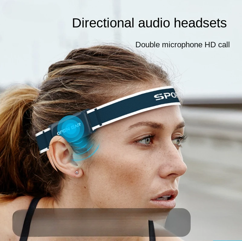 Headband Bluetooth Sports Earphones Running Earhook Air Conduction Earphones Non Earwear