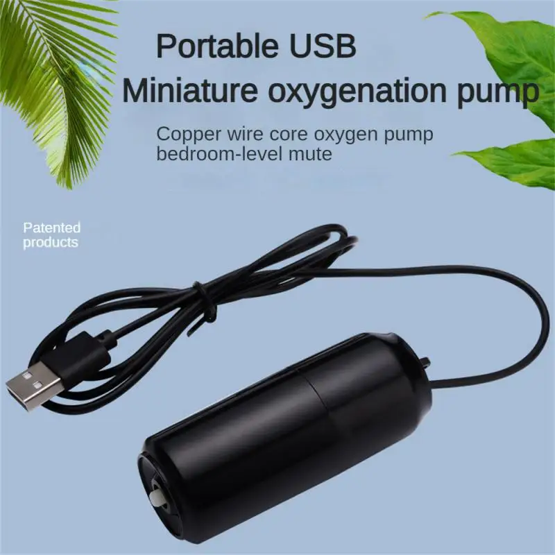 

1PCS Aquarium Oxygen Air Pump Fish Tank USB Silent Air Compressor Aerator Portable Mini Small Oxygenator Aquarium Accessories 5v
