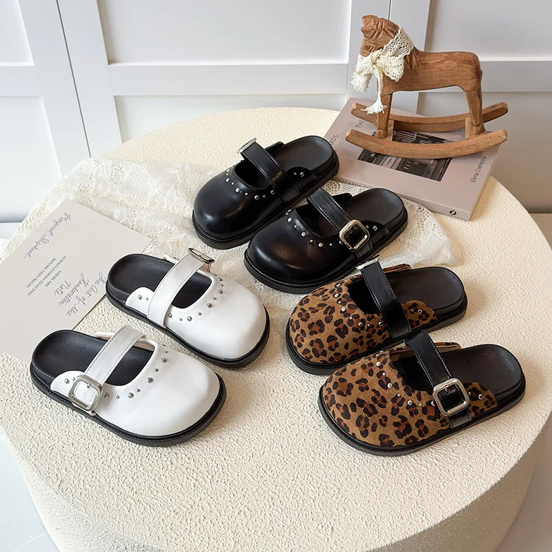 Girls Leather Shoes Autumn Korean Style Soft Anti Slip