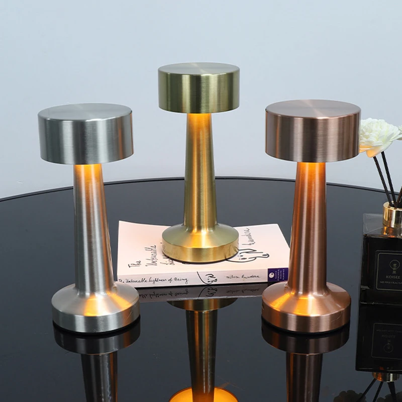 Rechargeable Metal Touch LED Lamp 3