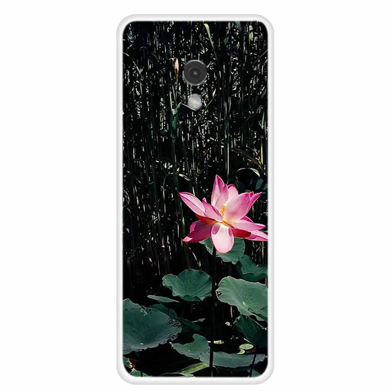 Clear Soft Silicone Floral Phone Case, Transparent Back Cover