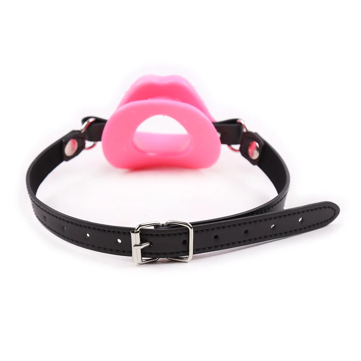 PU Leather Silicone Mouth Ball BDSM Bondage Lips Ring Open Gag Ball Adult Slave Erotic Sex Toy For Couples Toys Mouth Gag Games sex party toys erotic sex toy sex toys sex bondage toys