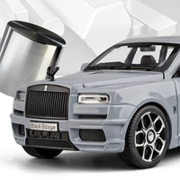 1:32 Rolls Royce Cullinan SUV Alloy Luxy Car Model Diecast Metal Toy Car Vehicles Model Simulation Sound and Light Children Gift 2