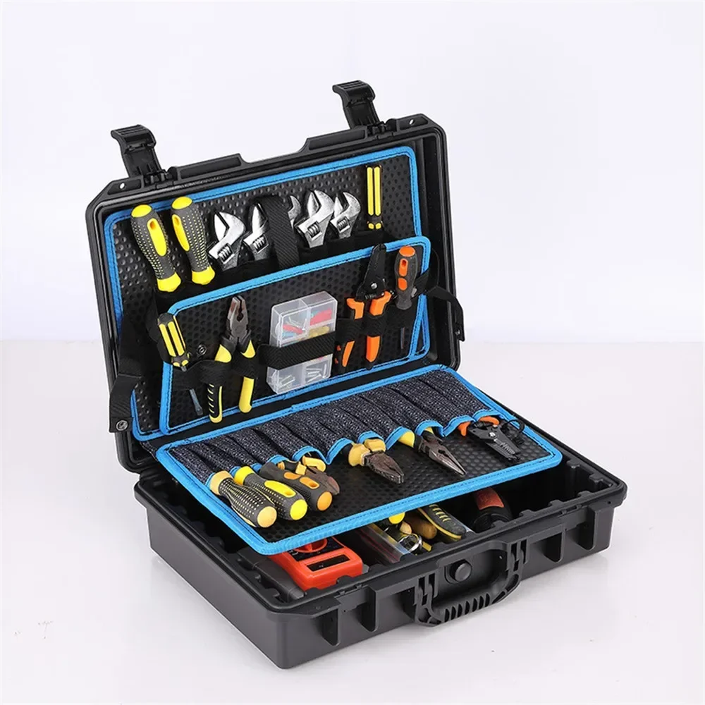 Portable Waterproof Multi-Pocket Aluminum Divider Tool Box Outdoor Luggage (Hand Drawer) Tool Organizer Power Tool Boxs 4