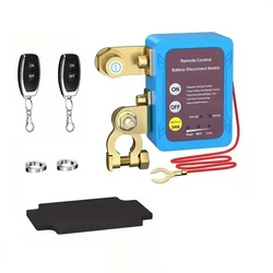 Remote - Controlled 12V 240A Battery Disconnect Switch (With Manual Switch)