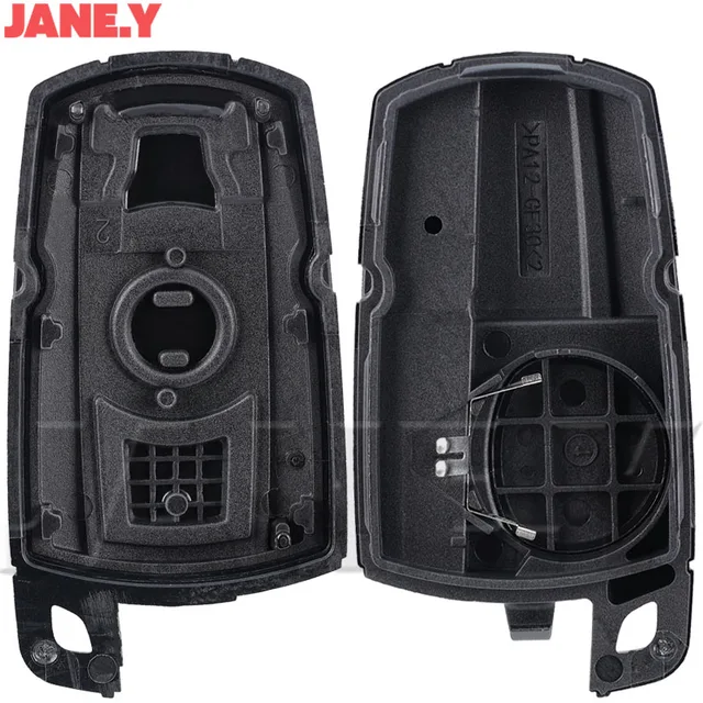 รีโมทกุญแจรถ Fob กรณีเชลล์สําหรับ BMW 1 3 5 6 X Series สําหรับ Smart Key Shell Blade Fob E90 E91 E92 e60 Remote กรณี 4