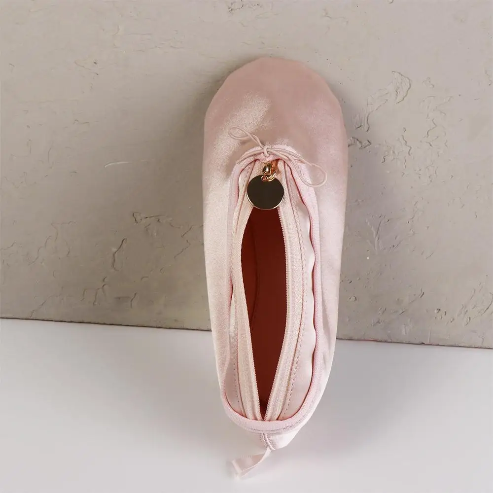 대용량 발레 신발 연필 케이스 메이크업 가방 귀여운 디자인 발레리나 연필 가방 데스크탑 주최자 학교 연필 상자