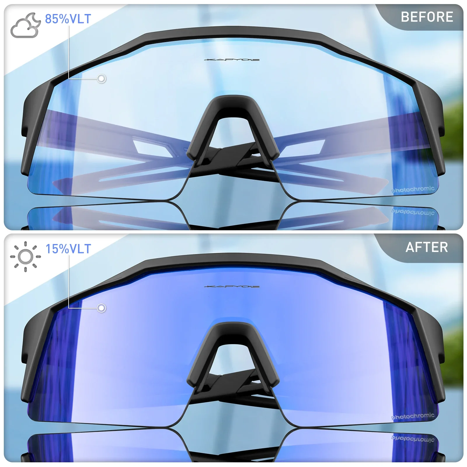 Cycling Sunglasses Photochromic For Men
