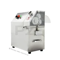 Table Top 3 Rolls Sugar Cane Grinder Sugar Cane Juice Extractor Machines Electric Stainless Steel Vertical Sugar Cane Juicer 1