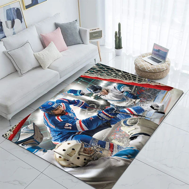 

Sports Ice hockey Carpet Kitchen MatEntrance Doormat Bedroom Floor Decoration Living Room Carpet Bathroom Anti-slip Rug Carpet