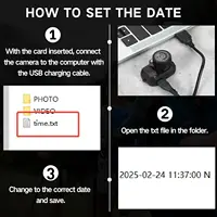 8MP Mini Y3000 Keychain Camera Photo Tiny Digital Body Cameras Thumb Cam DV Micro Camcorder Support SD Card With Screen for Kids - Image 5