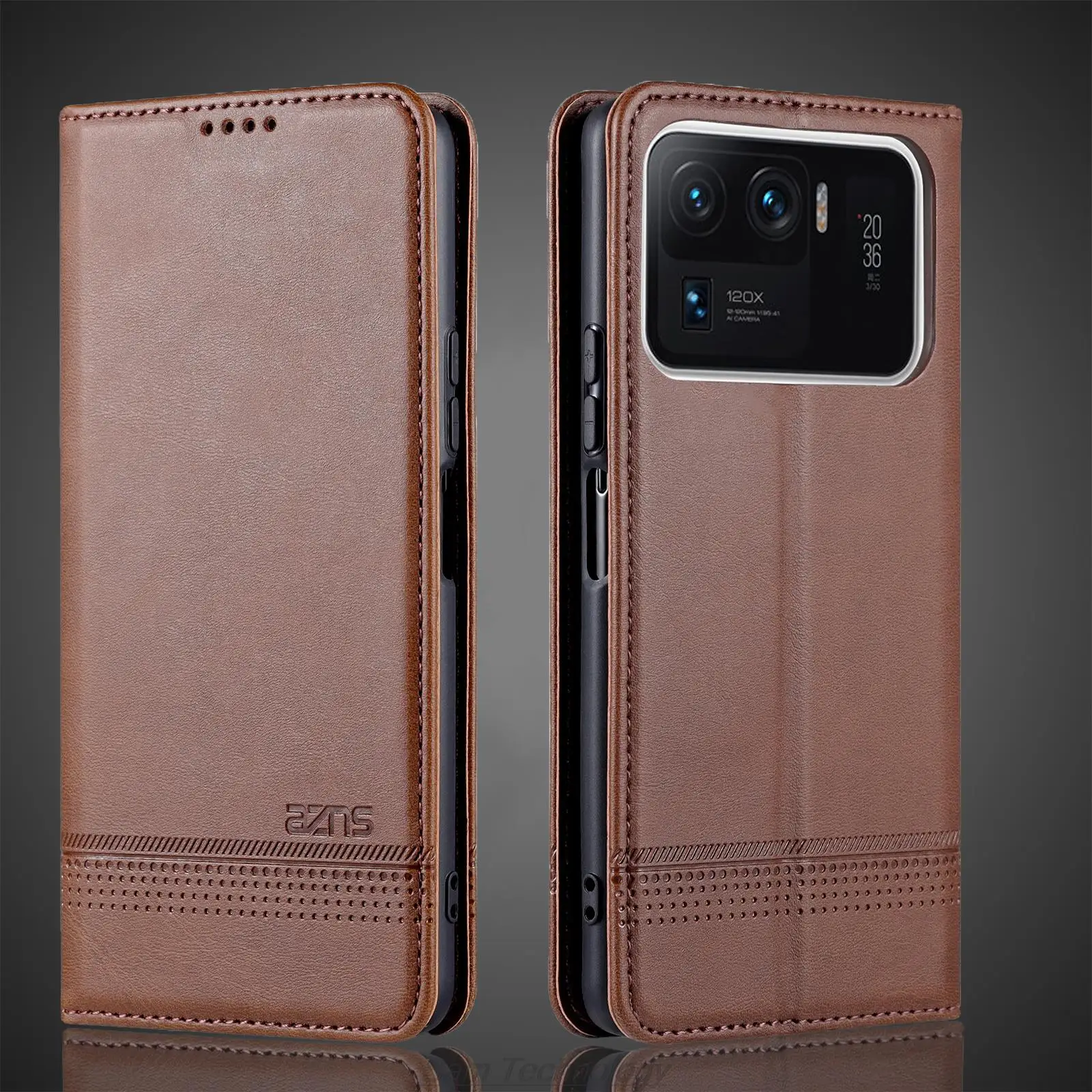 Luxurious Magnetic Adsorption Leather Flip Case – Premium Protective Cover