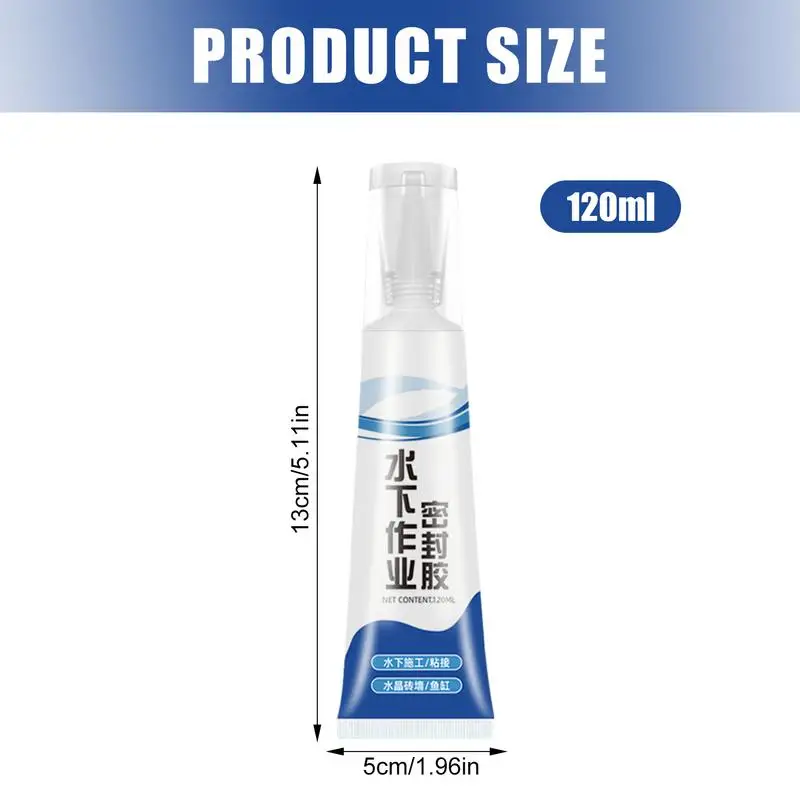 120ml Strong Adhesion Aquarium Sealer Clear Waterproof Aquarium Supplies Safe Sealant For Aquariums Fish Tank Glue